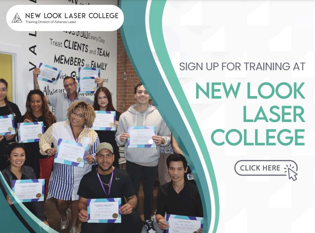 sign up for tattoo removal training at new look laser college website CTA